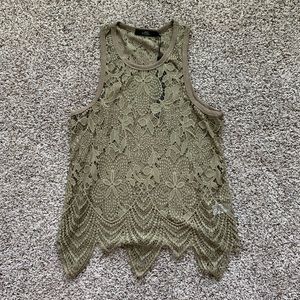 BKE Buckle lace tank BNWT